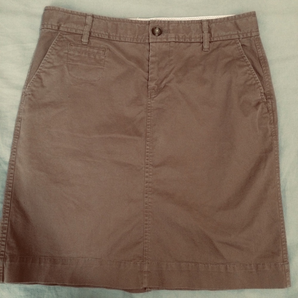 Brown khaki Old Navy skirt